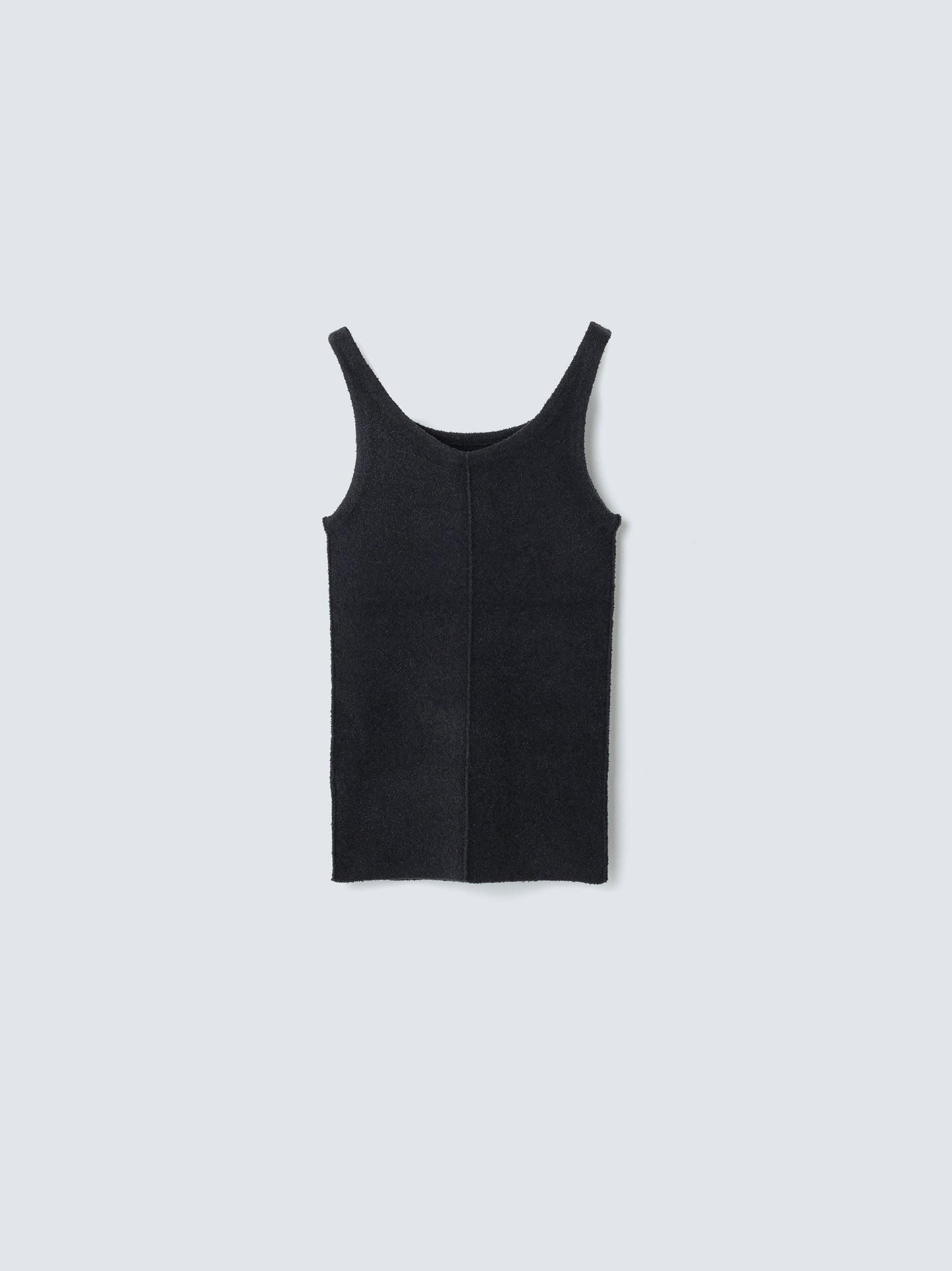 BOUCLE TANK TOP BLACK
