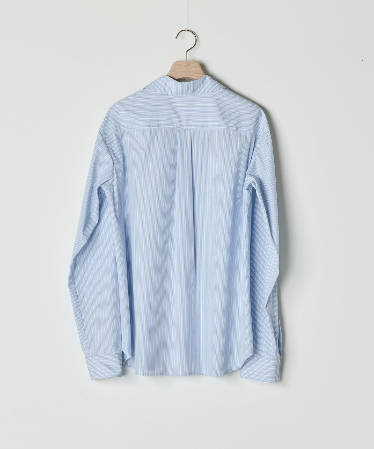 【26SS予約商品】Double-Breasted Wide Shirt BLUE STRIPE