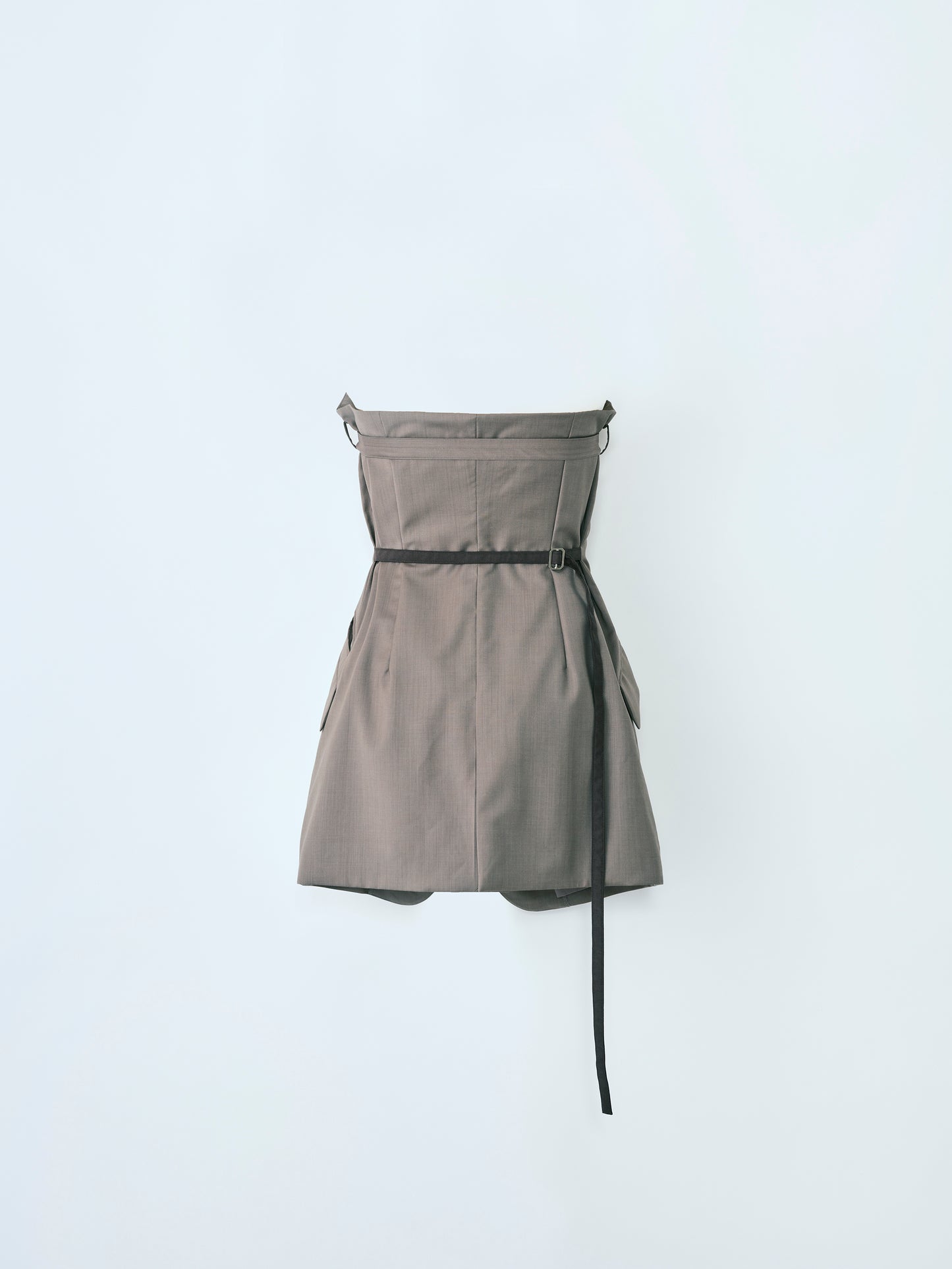 TAILORED VEST LIGHT BROWN