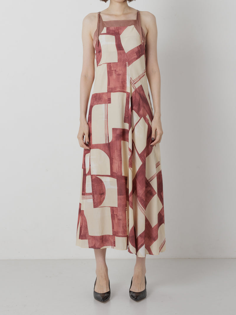 HALOCLINE ASYMMETRY DRESS RENGA