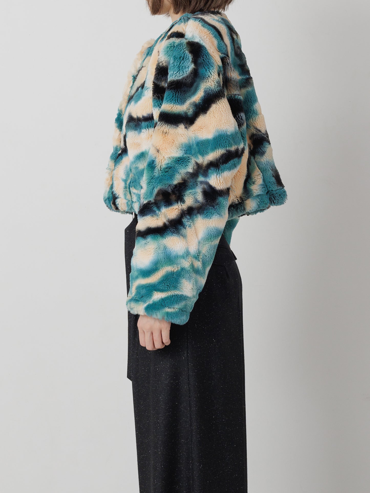 CHUSEN DYED FUR JACKET MULTI