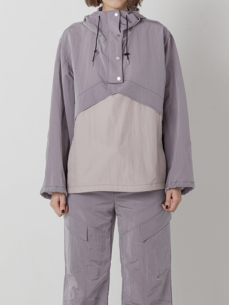 NYLON STITCH ANORAK L.PURPLE