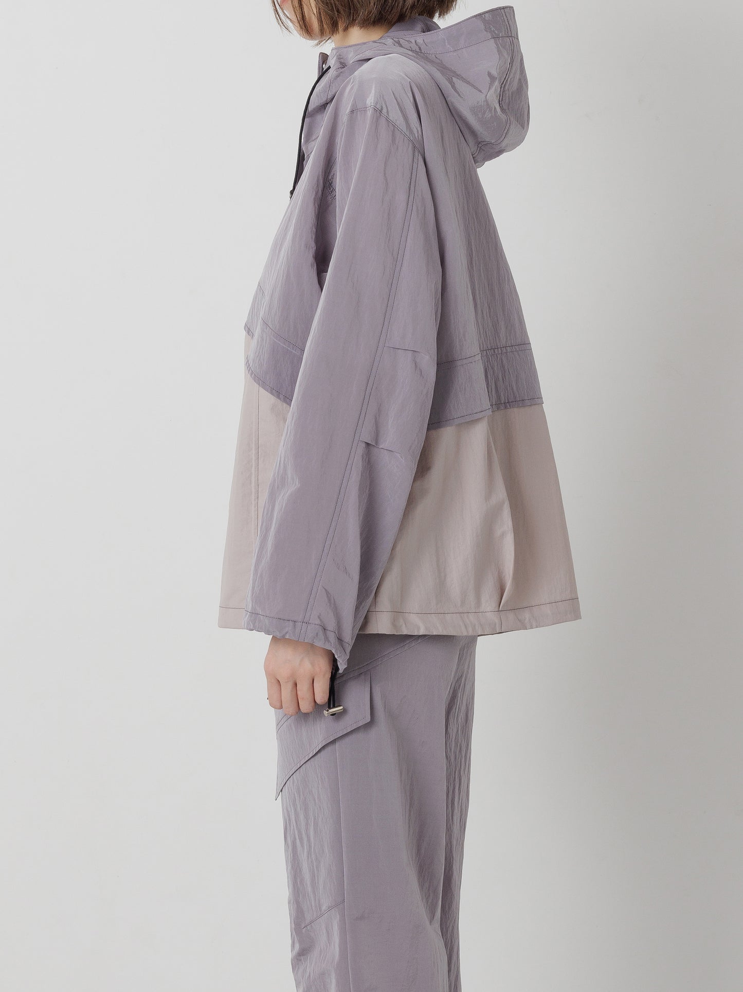 NYLON STITCH ANORAK L.PURPLE