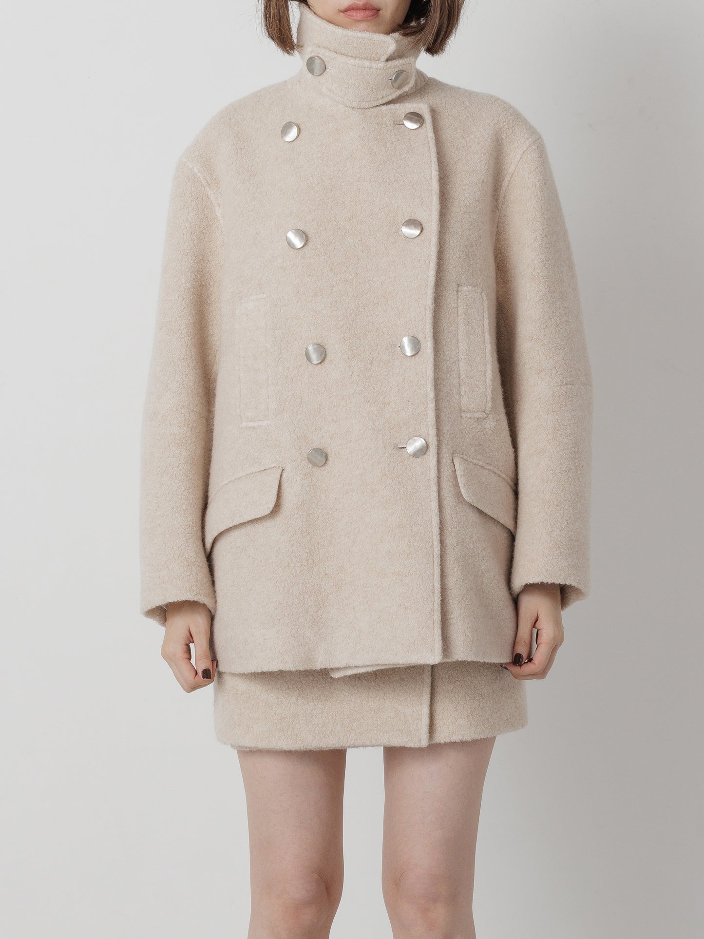 BOA PEACOAT LIGHT BEIGE