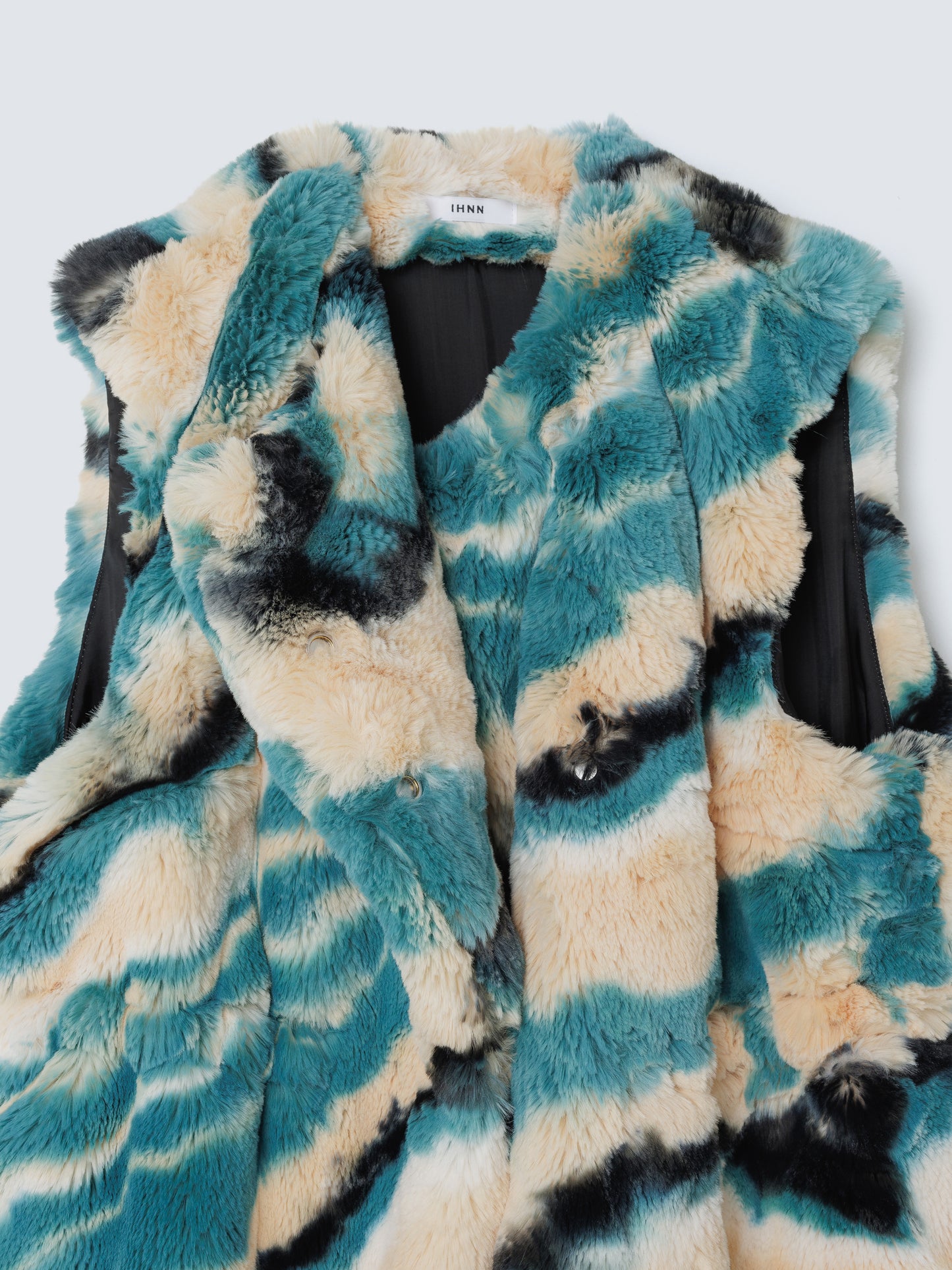 CHUSEN DYED FUR VEST MULTI