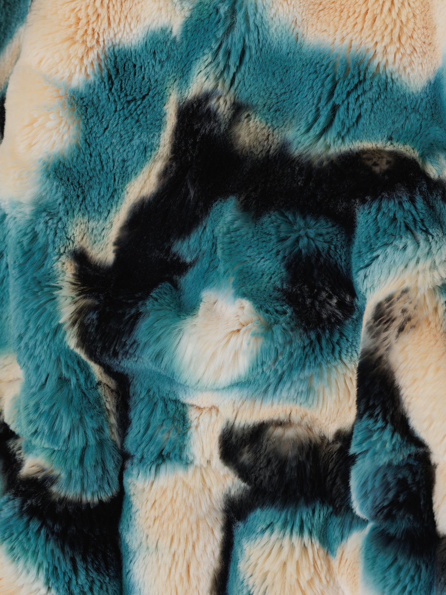 CHUSEN DYED FUR VEST MULTI