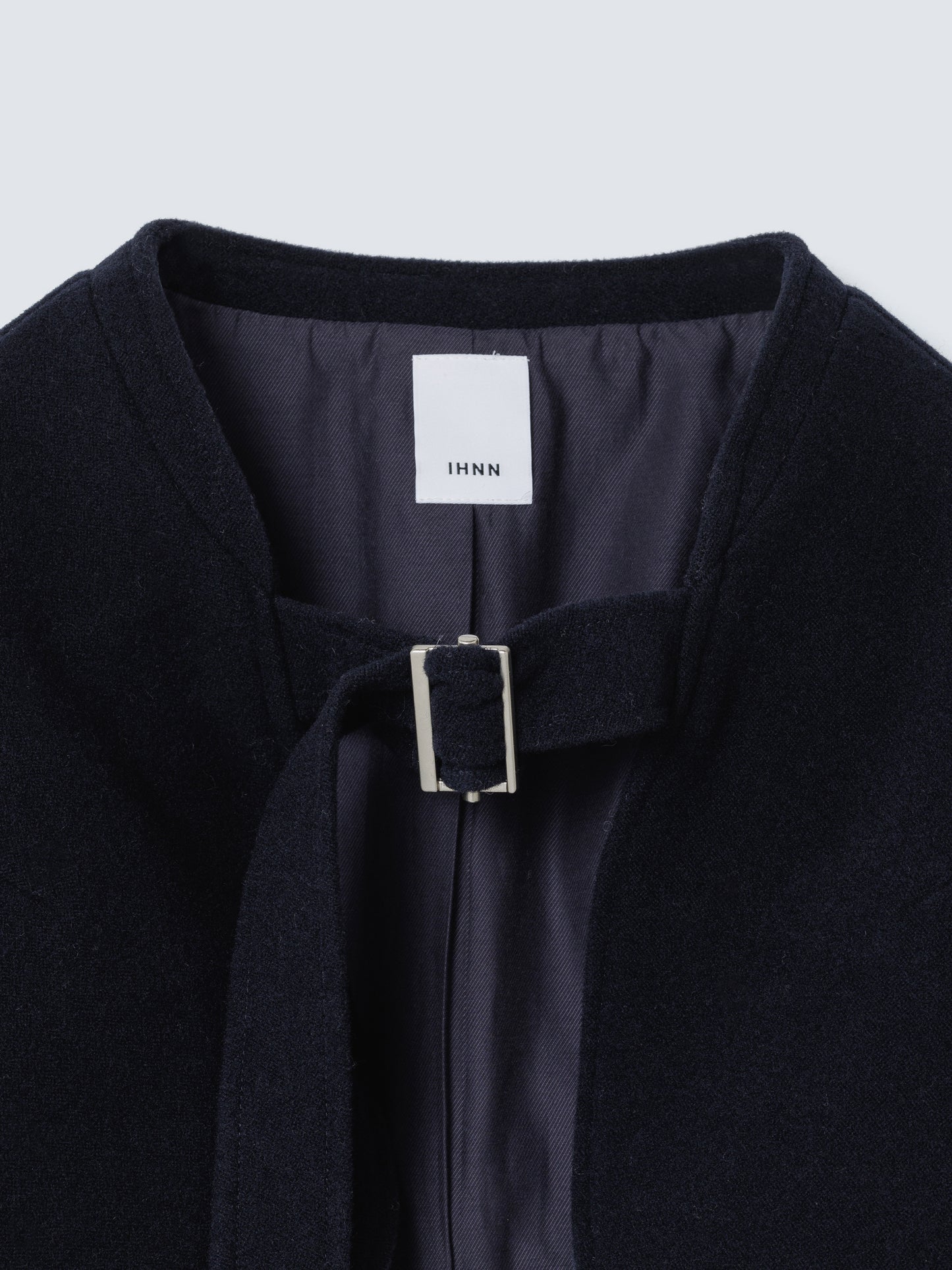 WOOL COCOON BOLERO NAVY