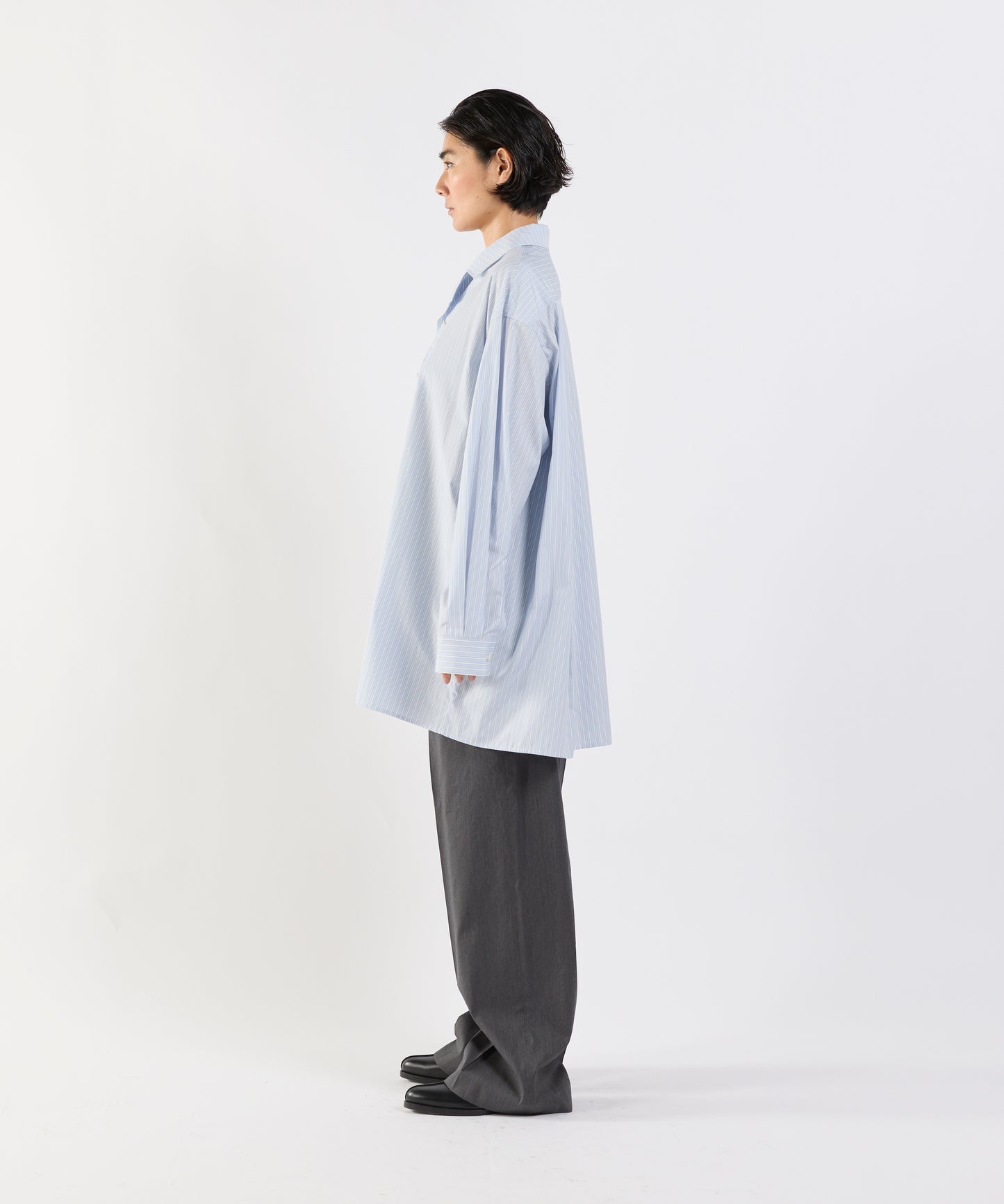 【26SS予約商品】Double-Breasted Shirt BLUE STRIPE