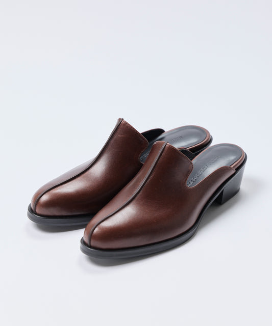 【26SS予約商品】Western mule BROWN