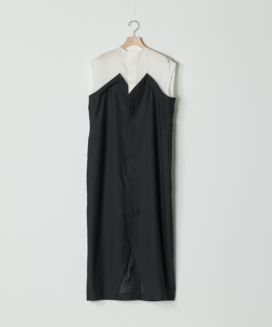【26SS予約商品】Double-Layered Onepiece BLACK