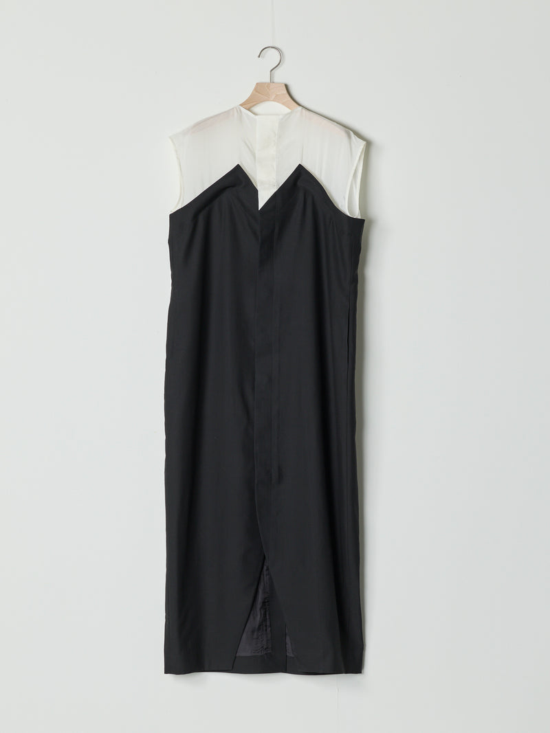【26SS予約商品】Double-Layered Onepiece BLACK