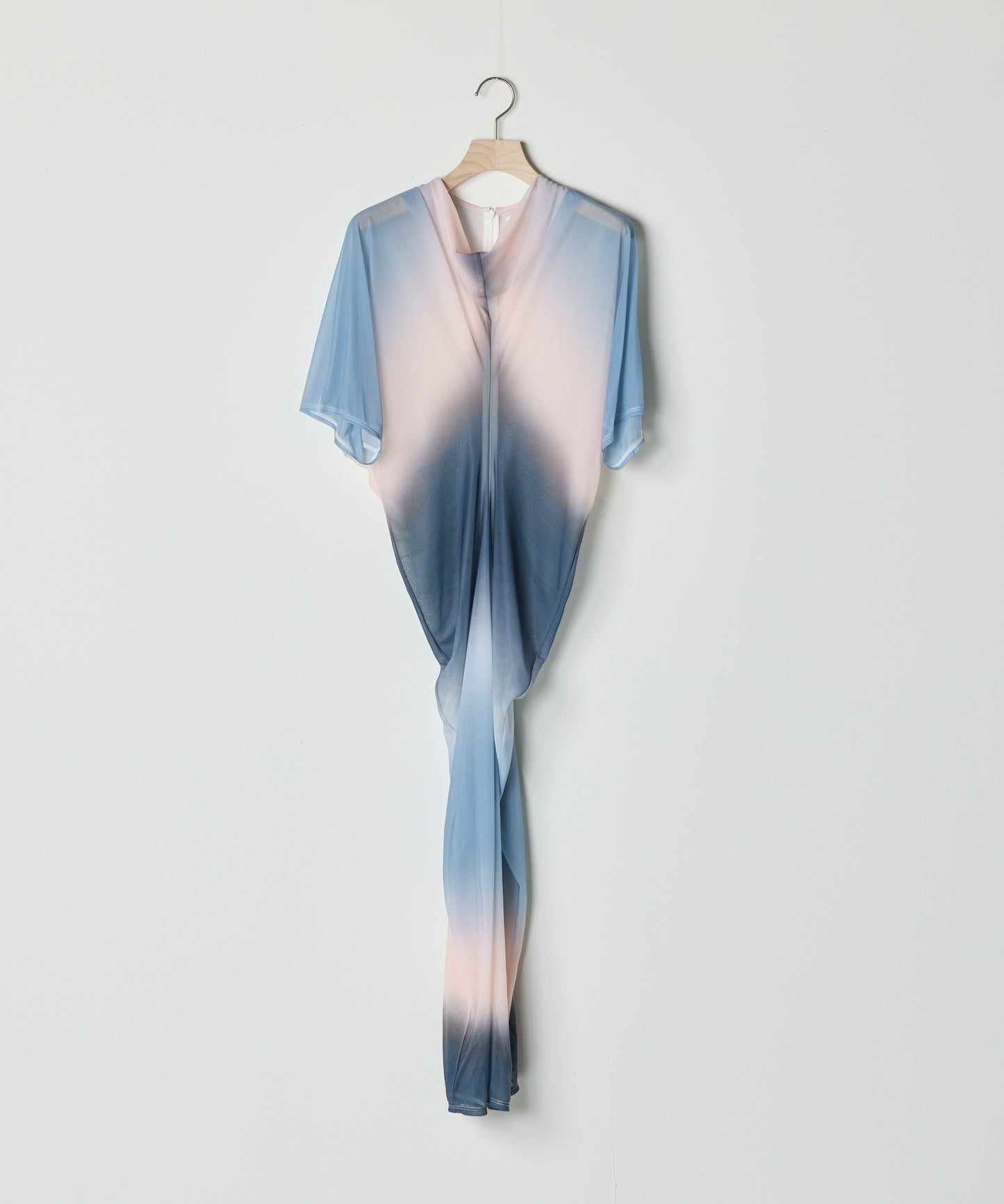 【26SS予約商品】Twist-Waist Print Long Dress BLUE MULCH