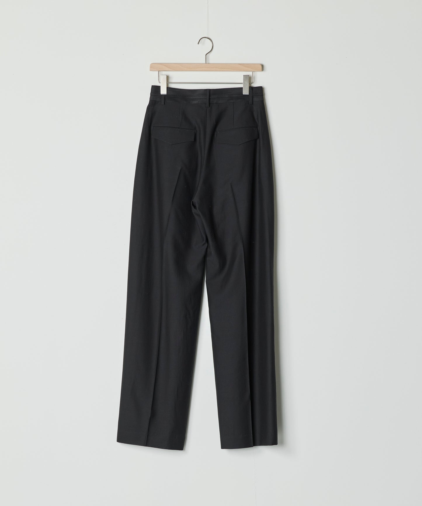 【26SS予約商品】Pintuck Belt Trousers BLACK