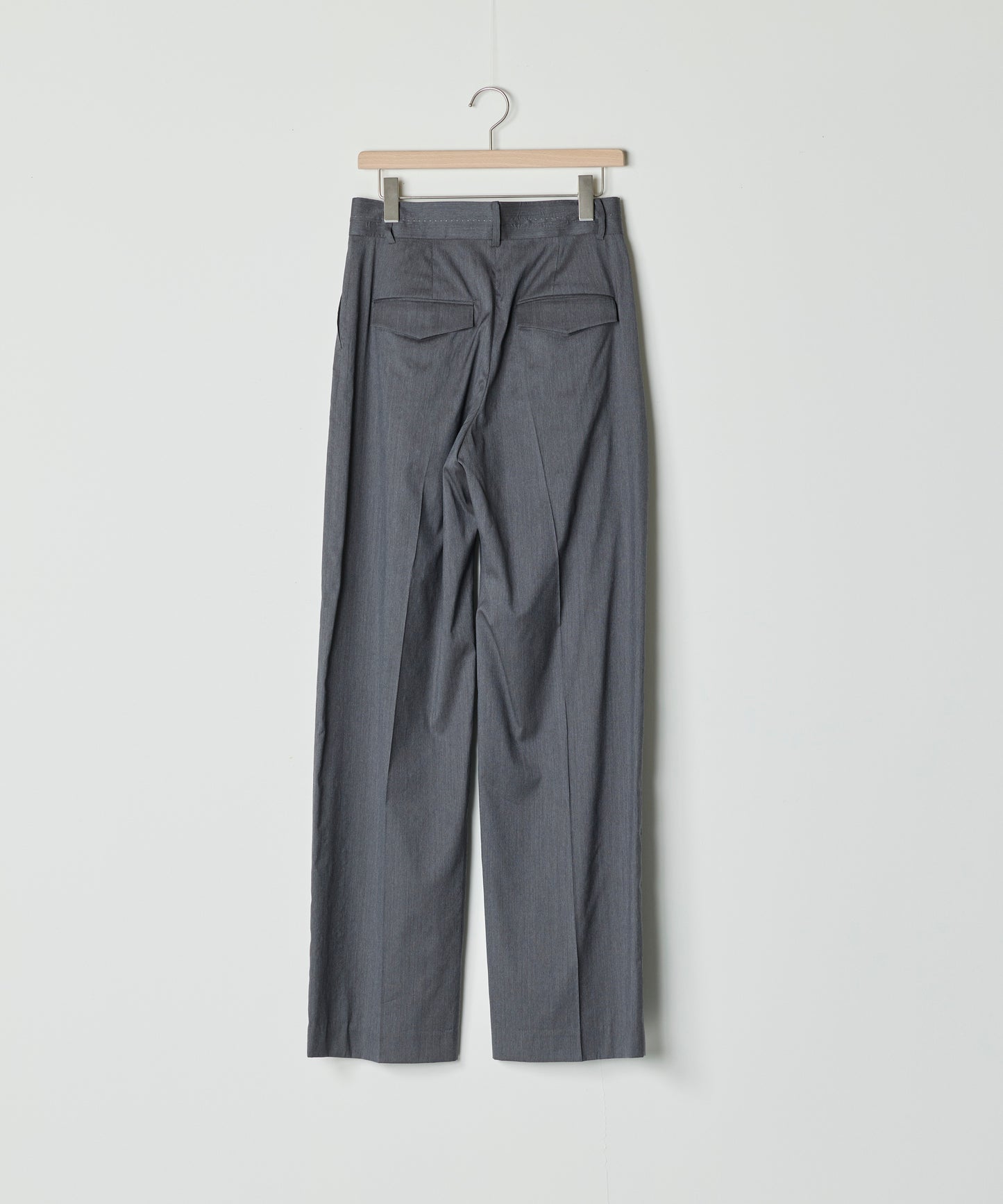 【26SS予約商品】Pintuck Belt Trousers GREY