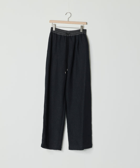 【26SS予約商品】Drawstring Mesh Pants BLACK