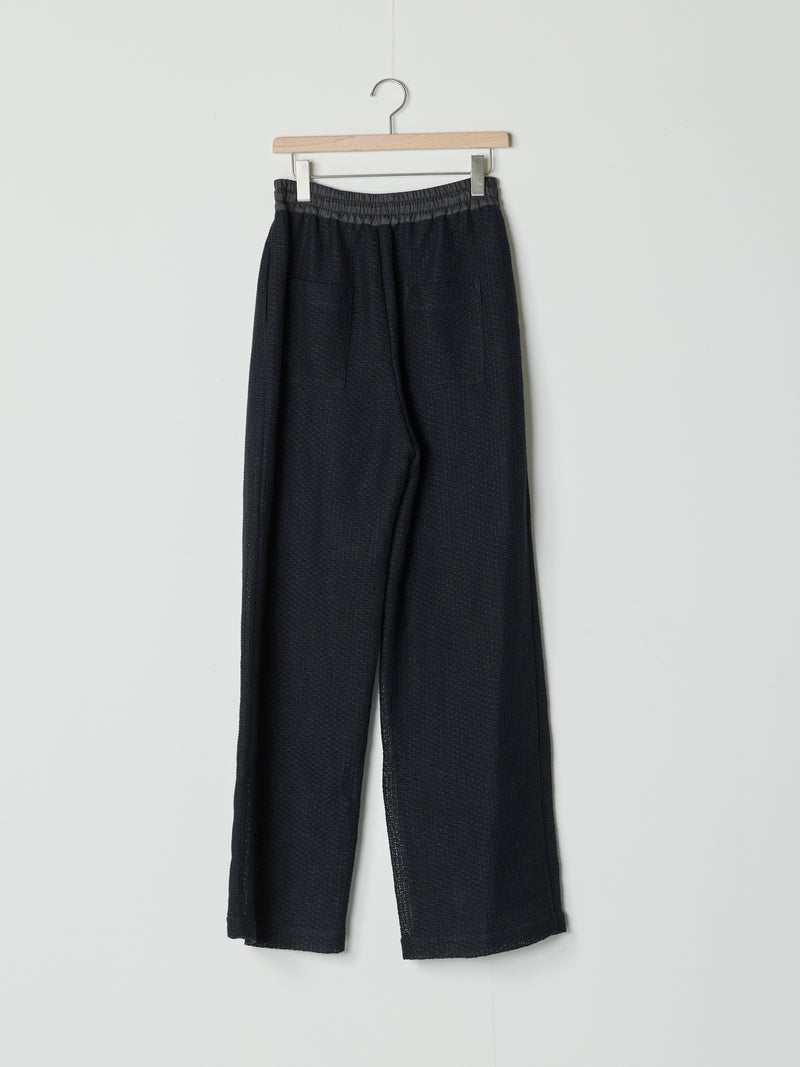 【26SS予約商品】Drawstring Mesh Pants BLACK