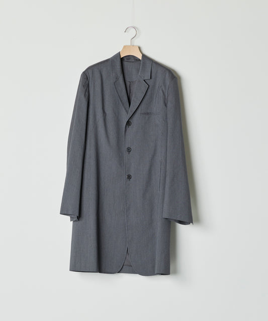 【26SS予約商品】Long Tailored Blazer GREY