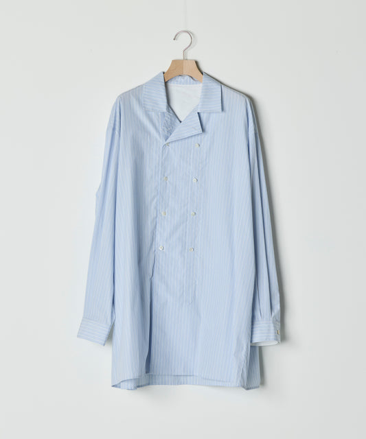 【26SS予約商品】Double-Breasted Shirt BLUE STRIPE