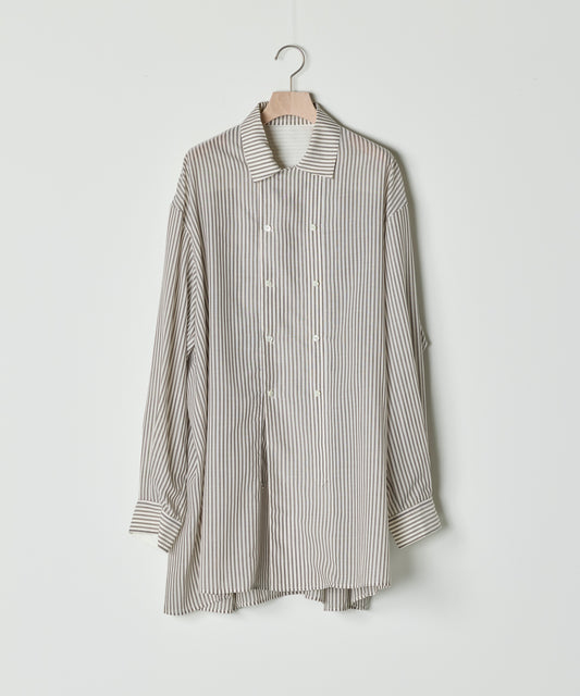 【26SS予約商品】Double-Breasted Shirt MULTI STRIPE