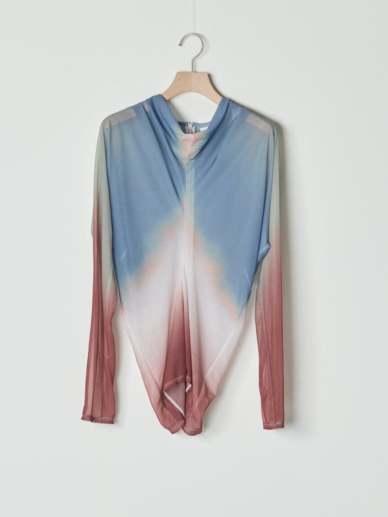 【26SS予約商品】Twist-Waist Print Tops BRICK MULCH