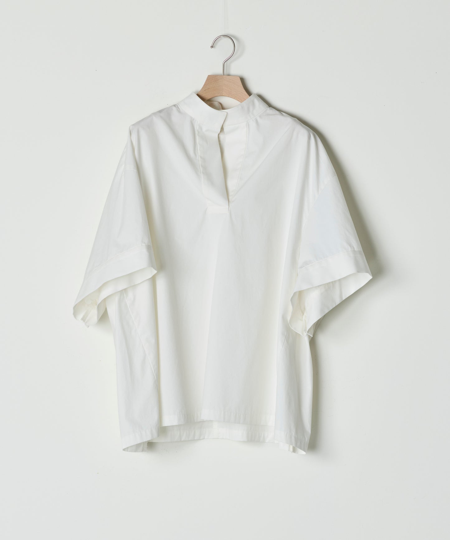 【26SS予約商品】Half-Sleeve Pullover Top WHITE