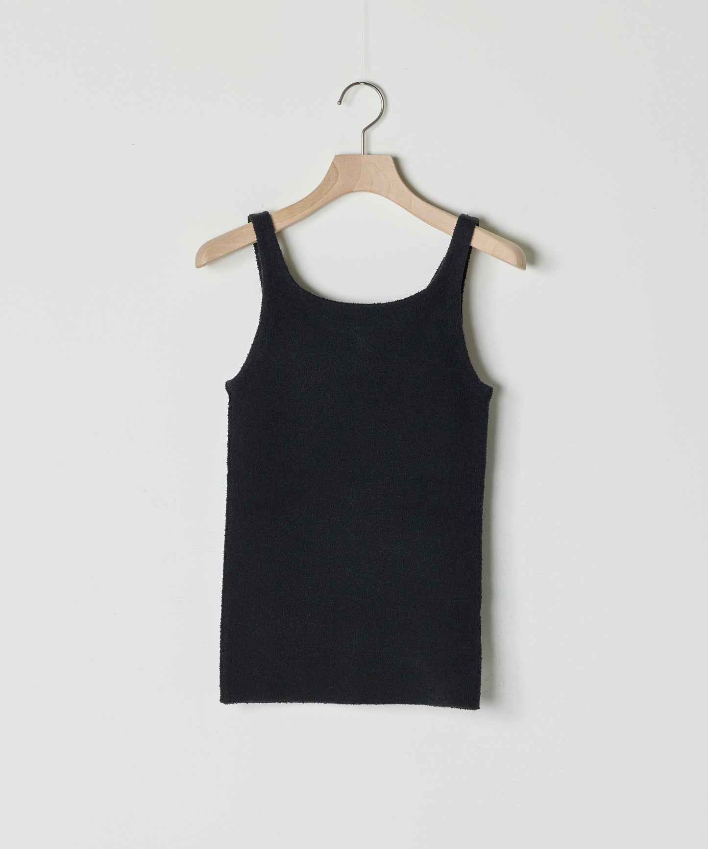 【26SS予約商品】BOUCLE TANK TOP BLACK