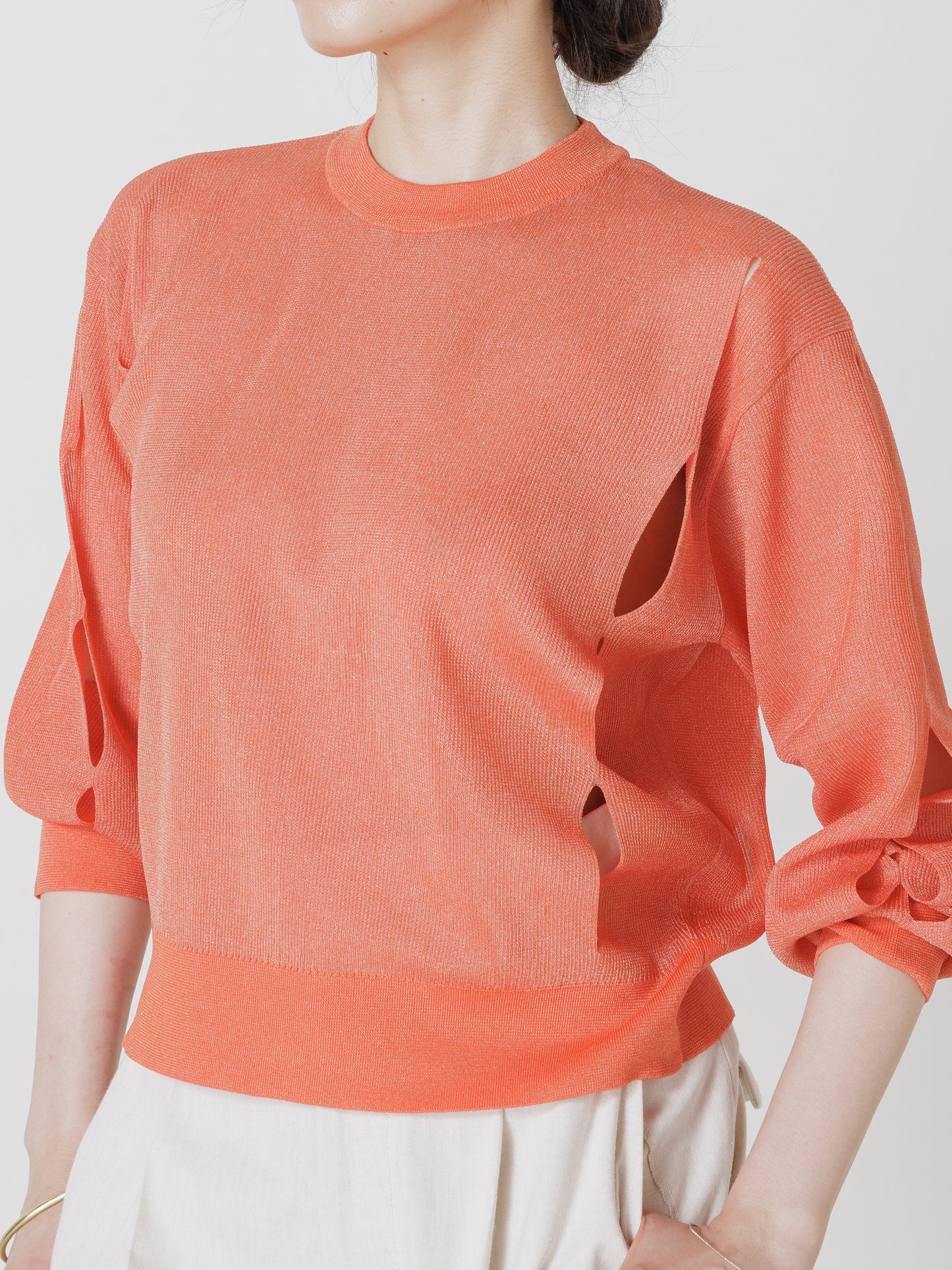 PUNCHING PULLOVER ORANGE