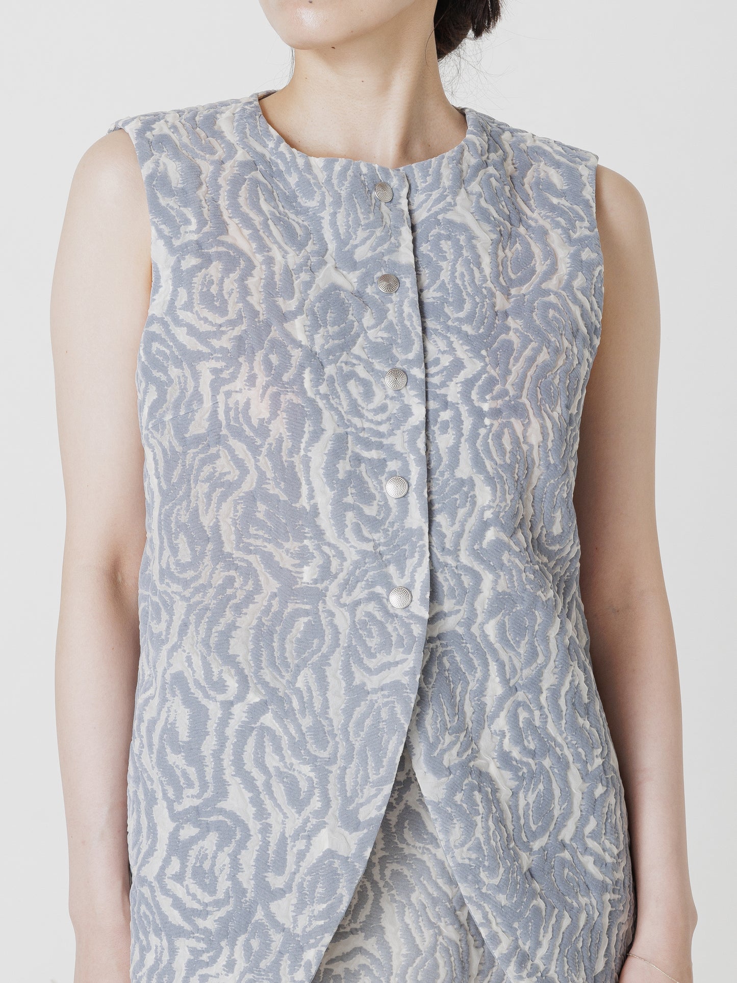 FLOCKY PRINT VEST