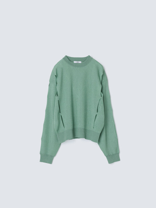 PUNCHING PULLOVER L.GREEN