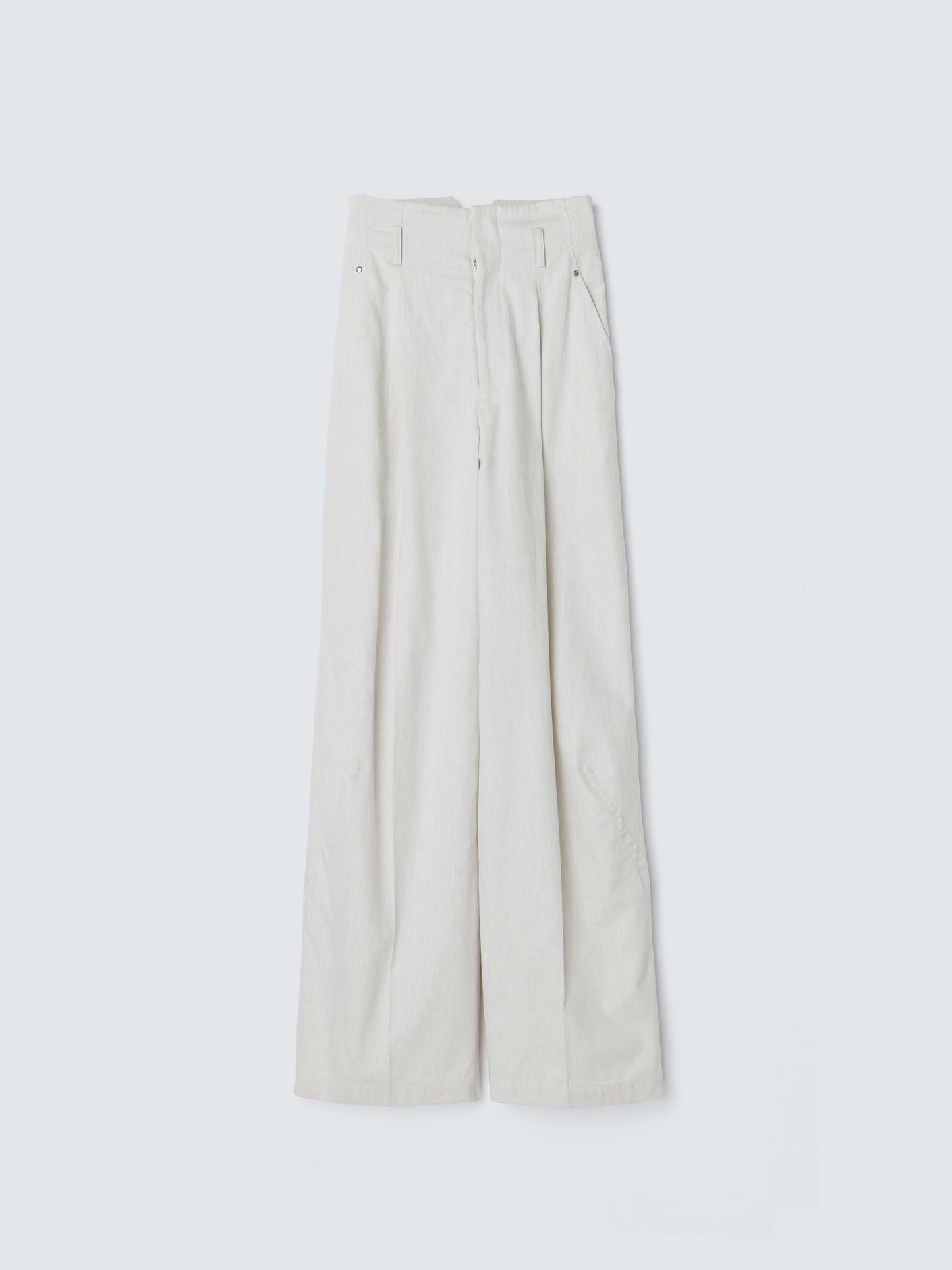 DENIM WIDE PANTS IVORY