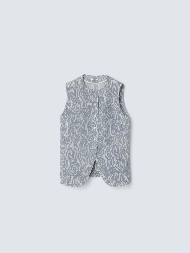 FLOCKY PRINT VEST