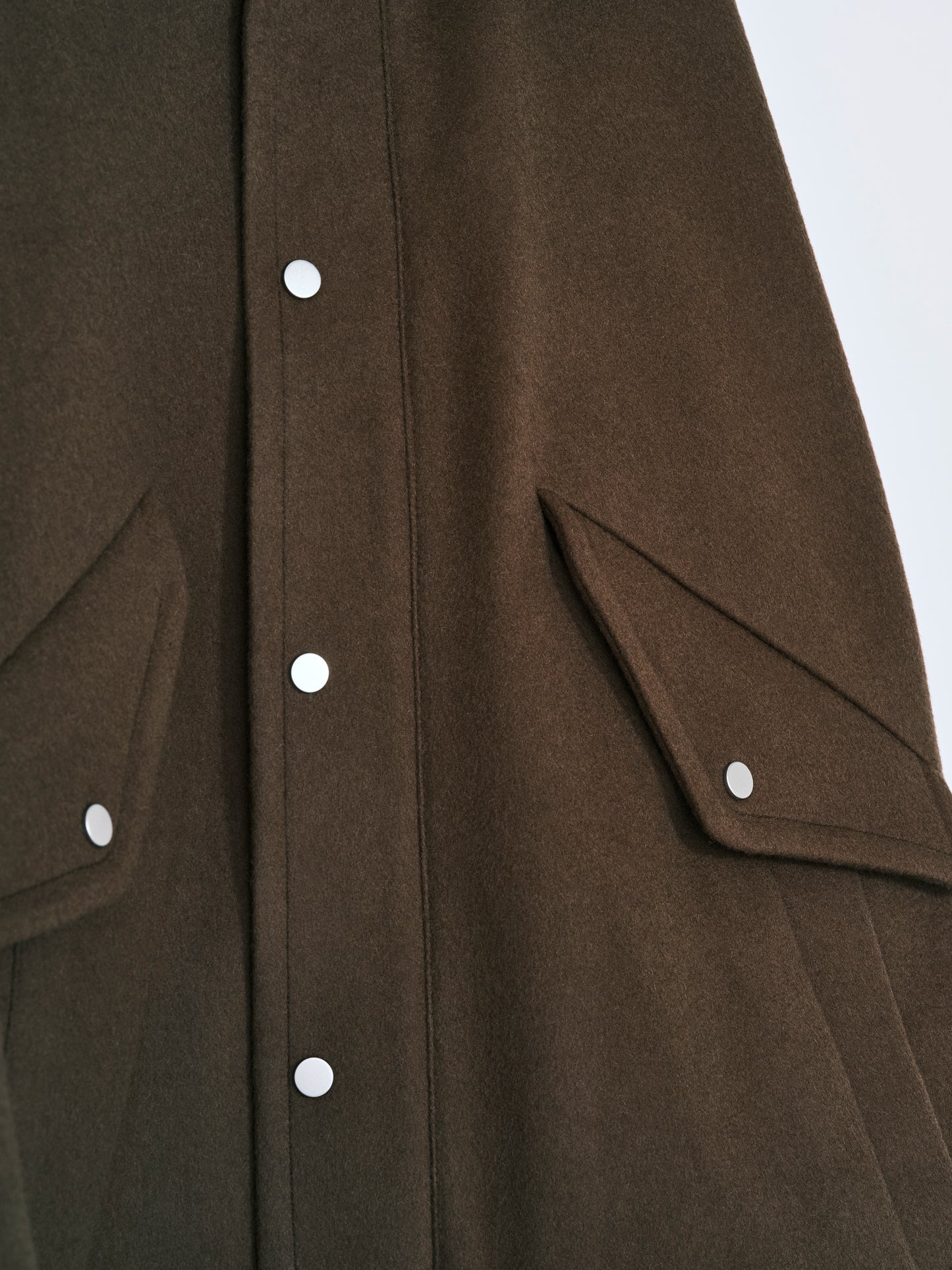 WIDE WOOL BLOUSON KHAKI