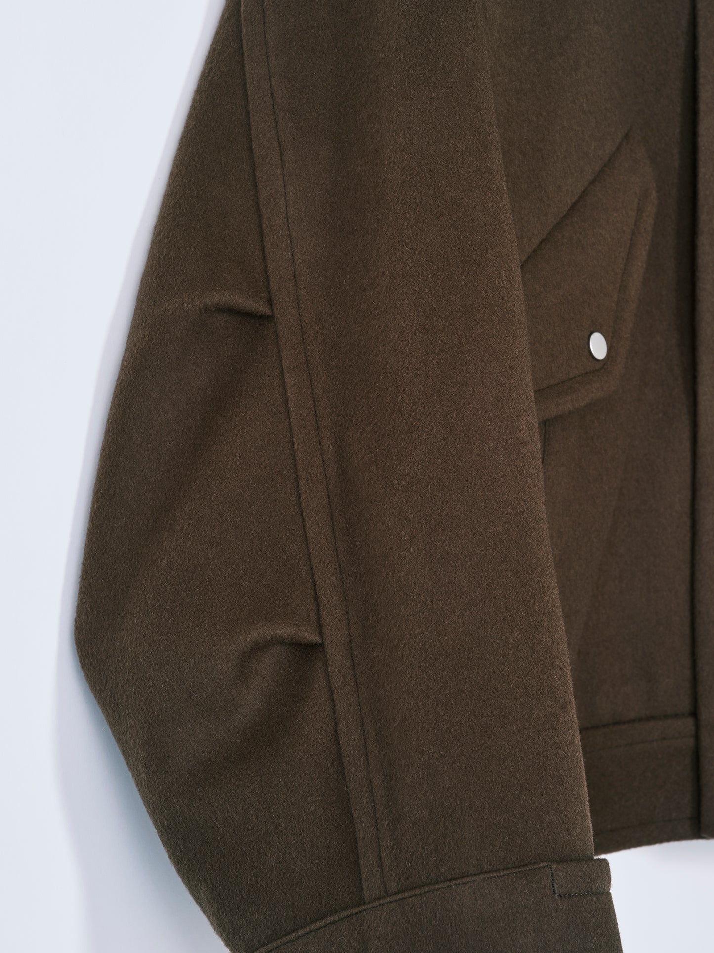 WIDE WOOL BLOUSON KHAKI