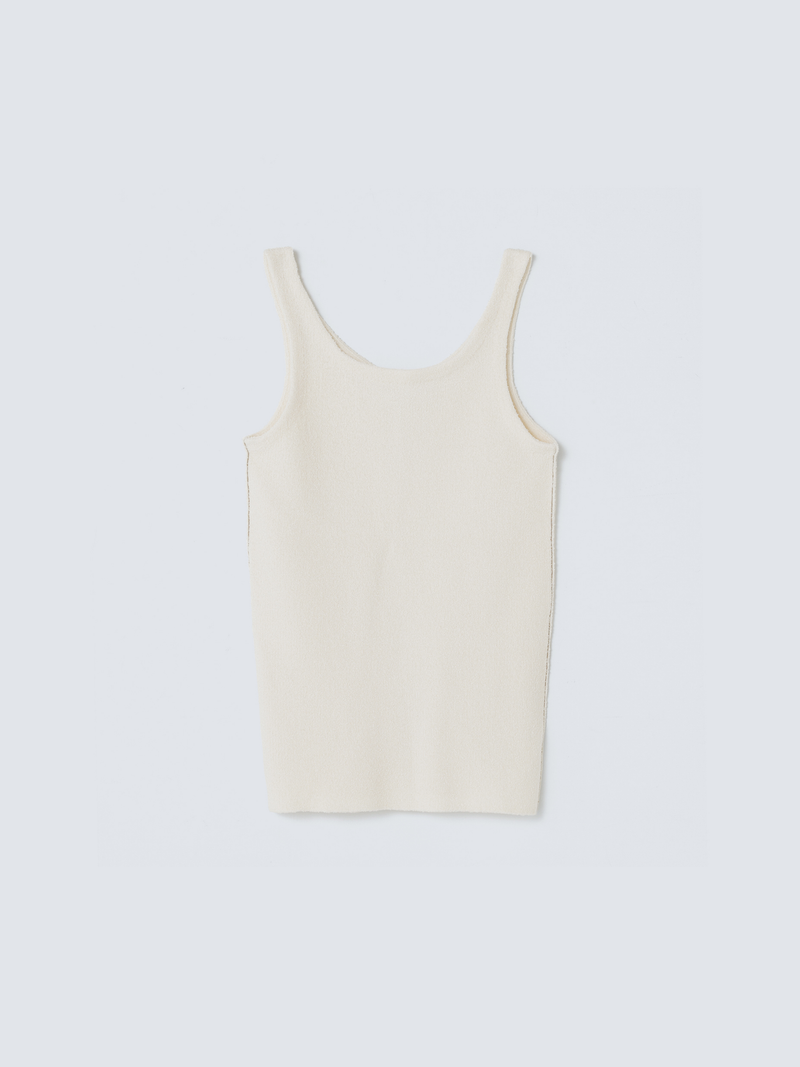 BOUCLE TANK TOP ECRU