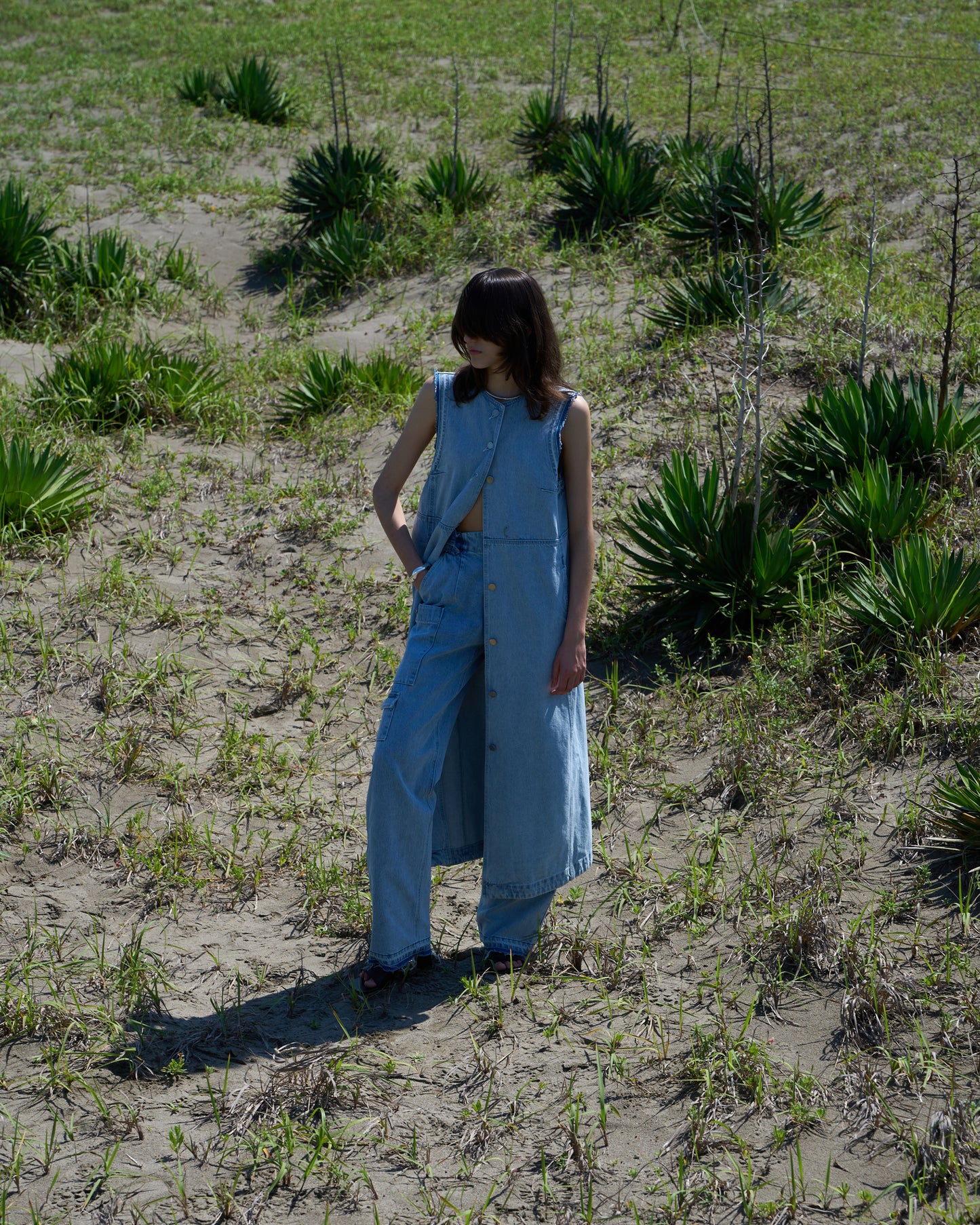 LONG DENIM DRESS