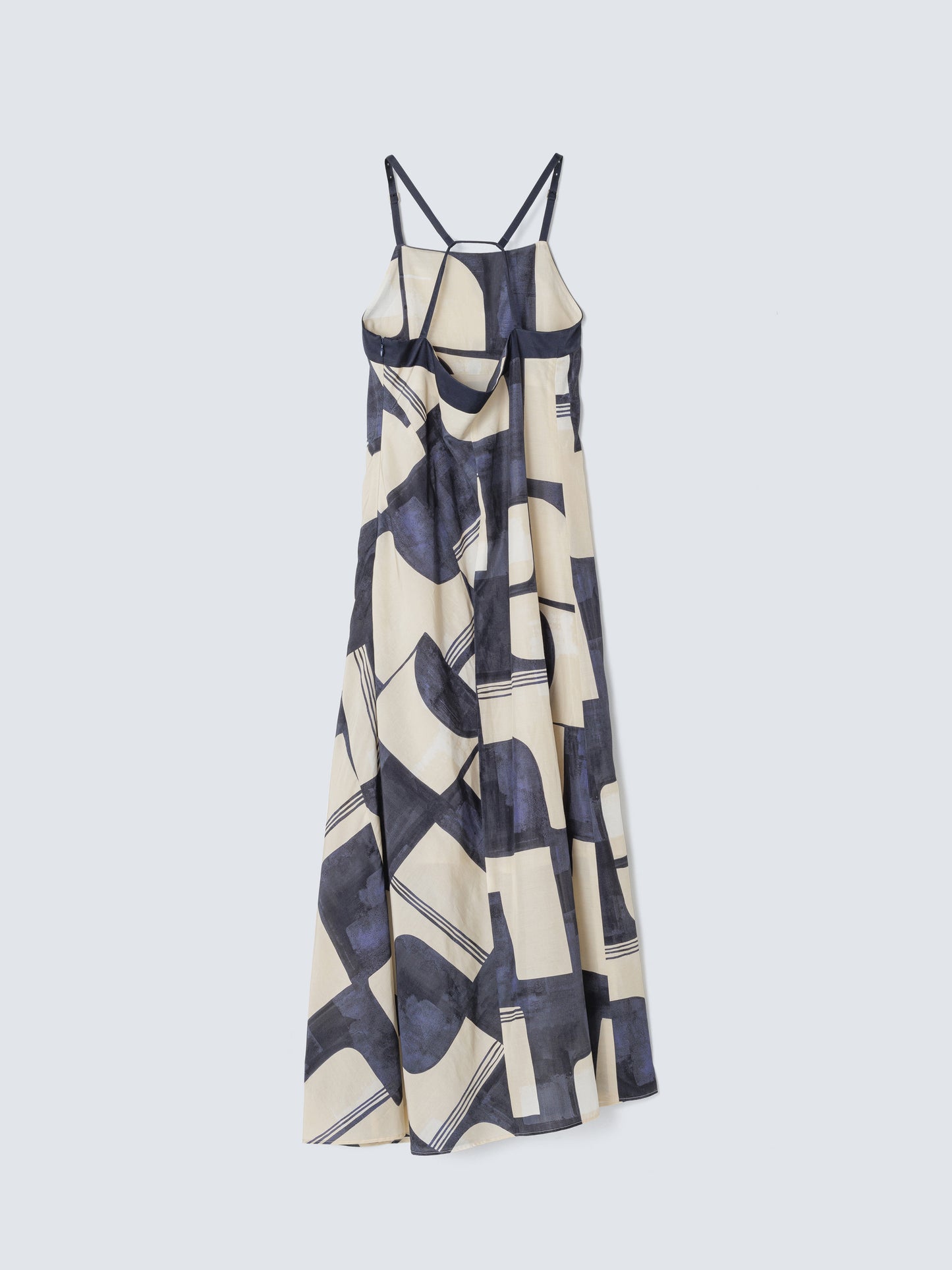 HALOCLINE ASYMMETRY DRESS NAVY BLUE