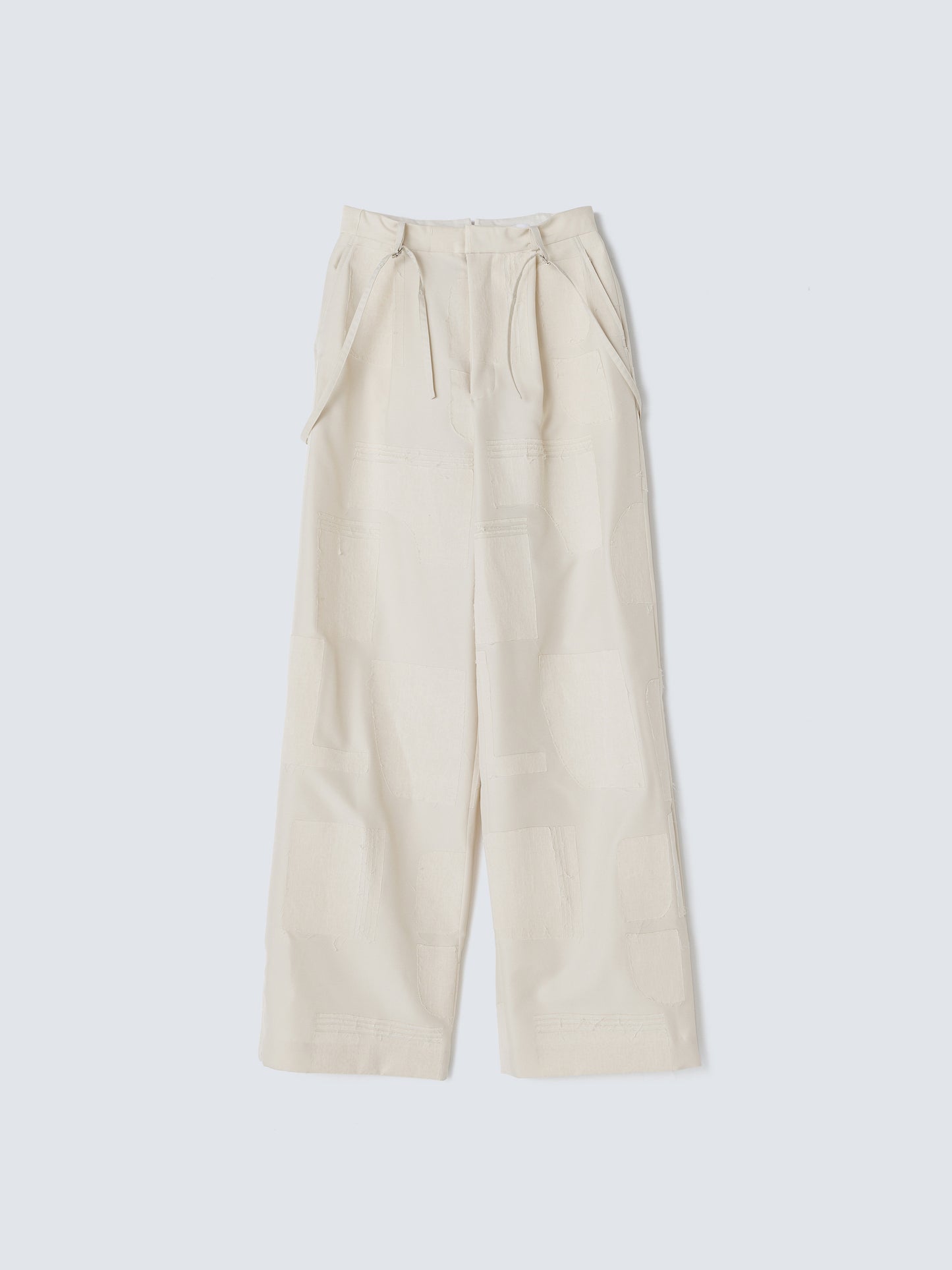 BONDING SUSPENDER PANTS SAND BEIGE