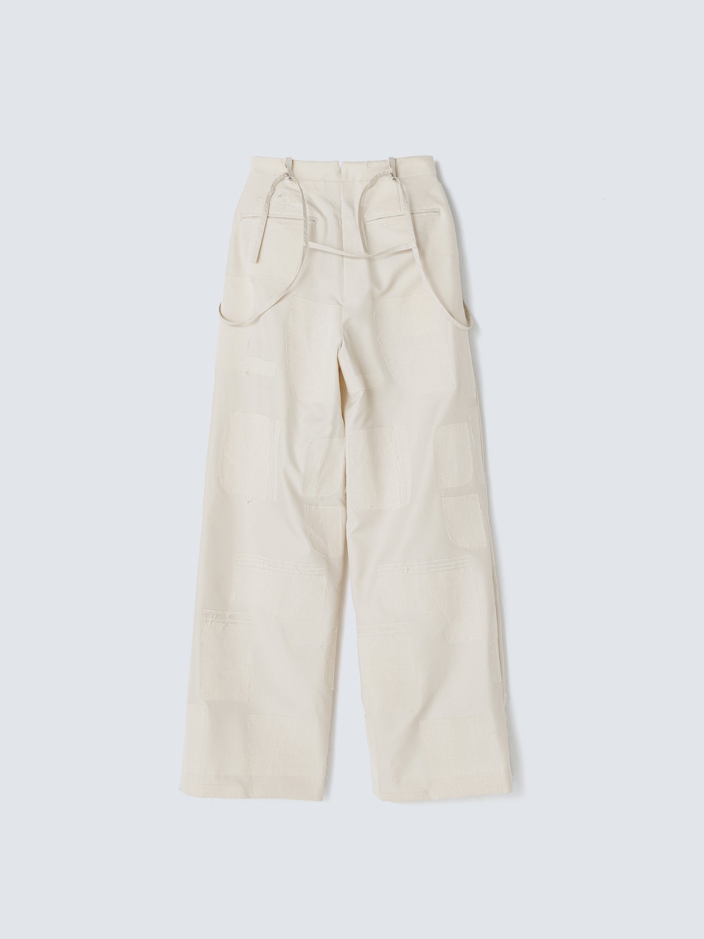 BONDING SUSPENDER PANTS SAND BEIGE