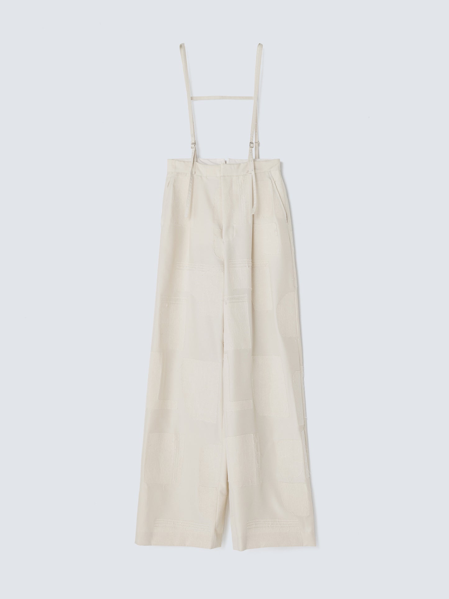 BONDING SUSPENDER PANTS SAND BEIGE