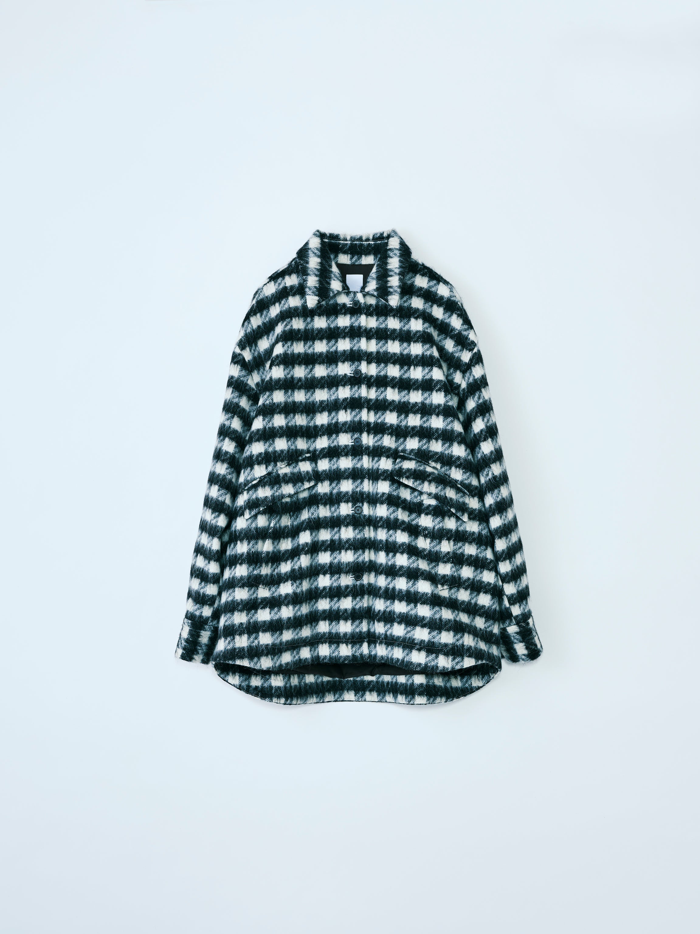 mohair check jacket - A.subjjject