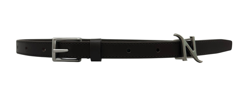 【26SS予約商品】N logo belt BROWN