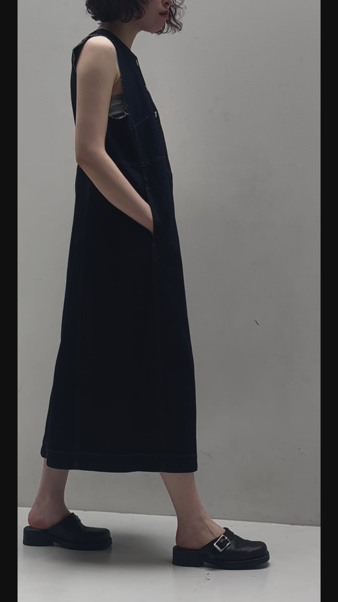 児島Denim ドレスシャツ ネイビー Mサイズ 新品未使用 児島Denim ドレスシャツ/ホリゾンタルカラー/ネイビー